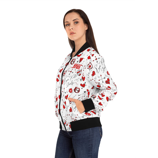 BROKEN HEARTED Women's Bomber Jacket