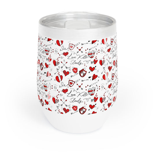 BROKEN HEARTED Chill Wine Tumbler